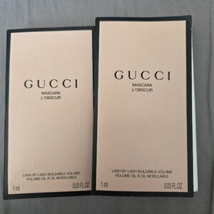 LOT 2 x GUCCI Mascara L'Obscur Buildable Volume 1 Eve Black 0.03oz Travel Size